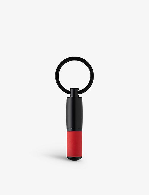 BOSS Gear matrix metal key ring