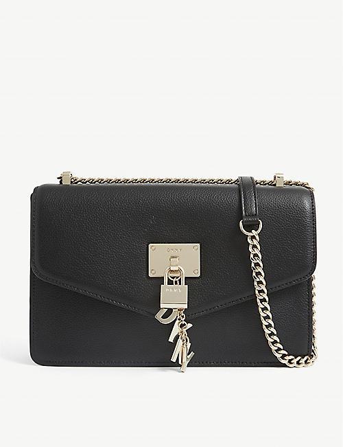 DKNY Elissa small leather shoulder bag