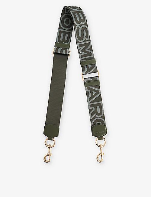 MARC JACOBS The Strap brand-print woven bag strap