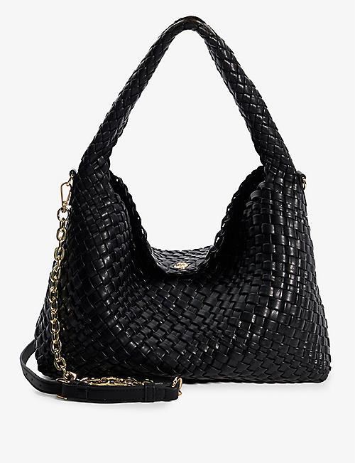 DUNE Deliberate large woven shoulder bag