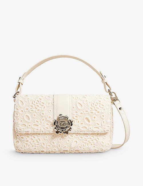 TED BAKER Florasa woven shoulder bag