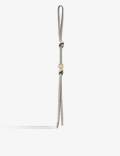 LOEWE Anagram-engraved leather strap