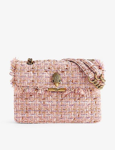 KURT GEIGER LONDON Kensington tweed cross-body bag