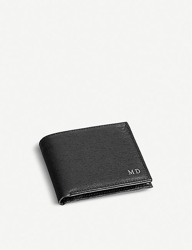 ASPINAL OF LONDON Billfold saffiano leather wallet