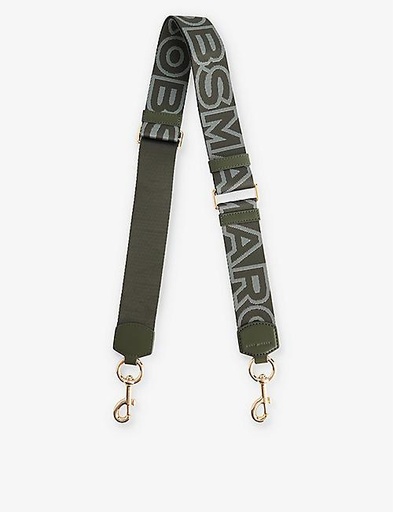 MARC JACOBS The Strap brand-print woven bag strap