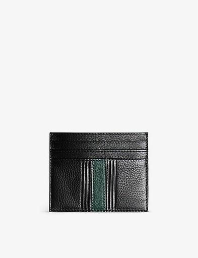 TED BAKER Evet striped leather card holder