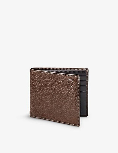 ASPINAL OF LONDON Billfold logo-embellished leather wallet