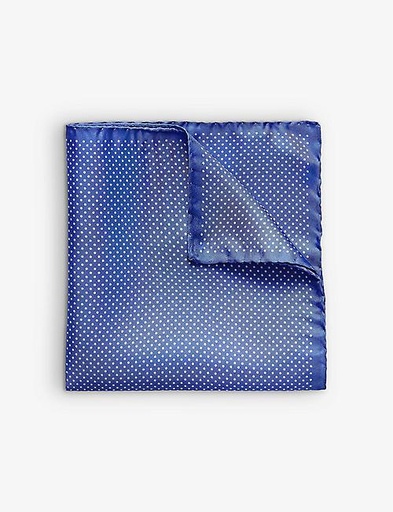 ETON Polka-dot silk pocket square