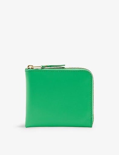 COMME DES GARCONS Half-zip leather wallet